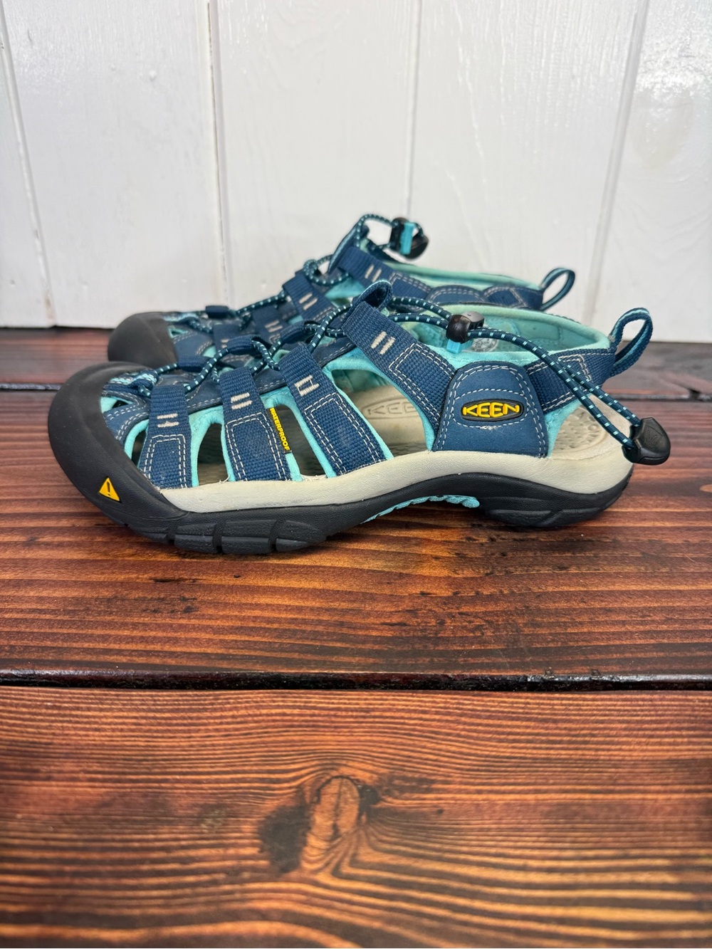KEEN Newport H2 Waterproof Sport Sandals Blue/Aqua Women’s Size 6.5